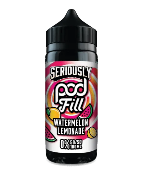 SERIOUSLY POD FILL 100ML SHORT FILL - Vape wholesale supplies